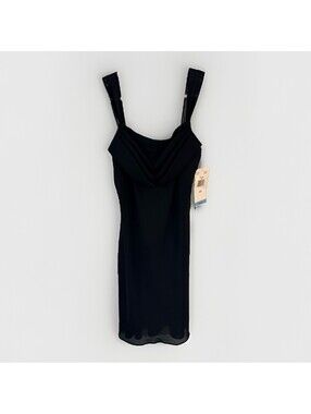 Vintage Jump Slip Dress Women’s 5/6 Black Y2K NWT Formal Party